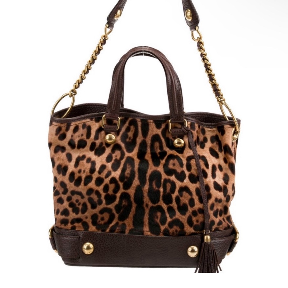 Dolce & Gabbana Pony hair, Flat Handles, Single Shoulder Strap & Protective Feet